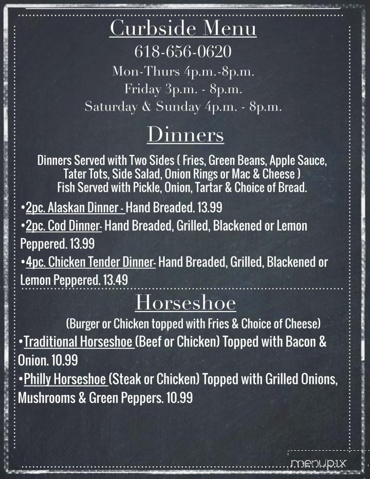 Menu of Gilliganz Bar & Grill in Edwardsville, IL 62025