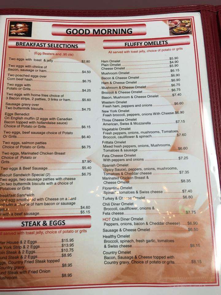 Menu of Chili Diner in Rochester, NY 14611