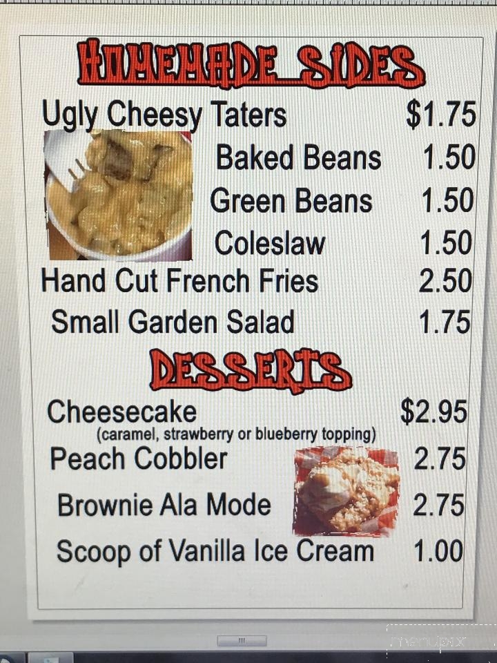 Menu of Pure Pit Barbeque in Olive Hill, KY 41164