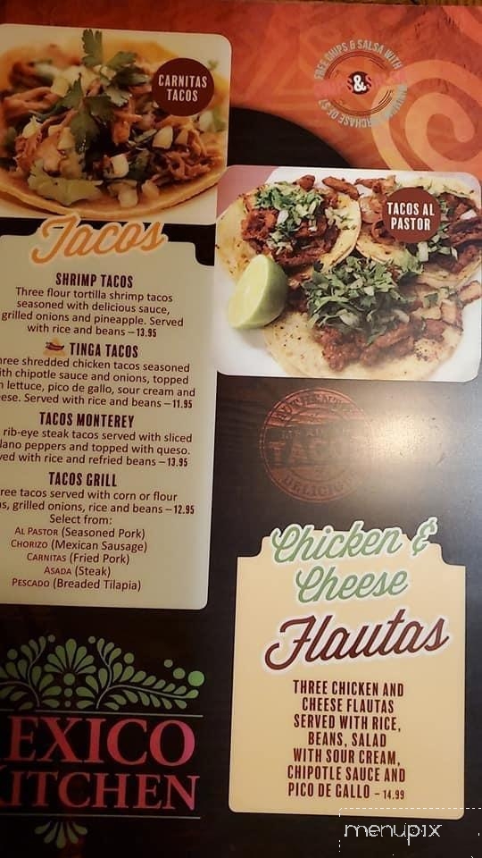 Menu of La Cocina in Lakewood, NY 14750