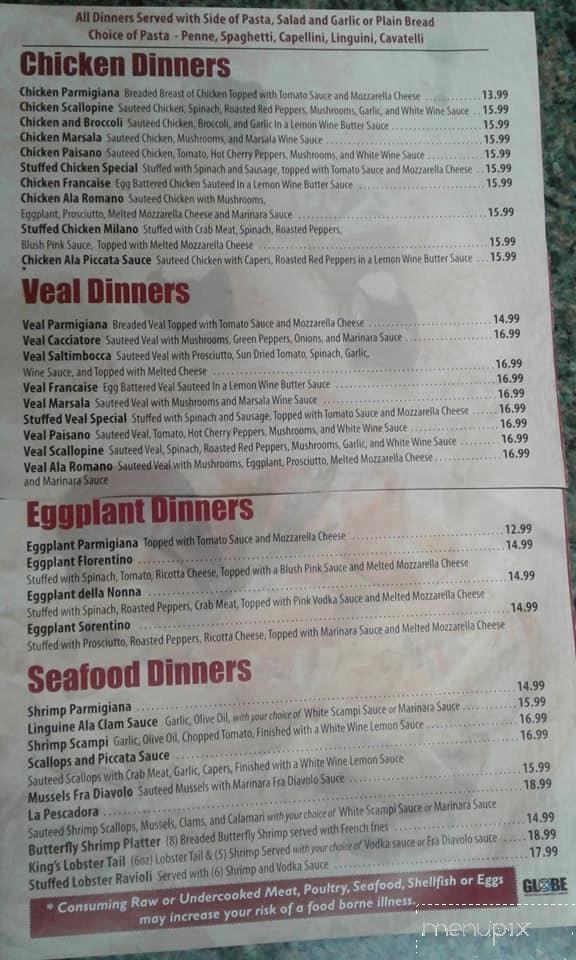 Menu of King's Pizzeria in Berwick, PA 18603