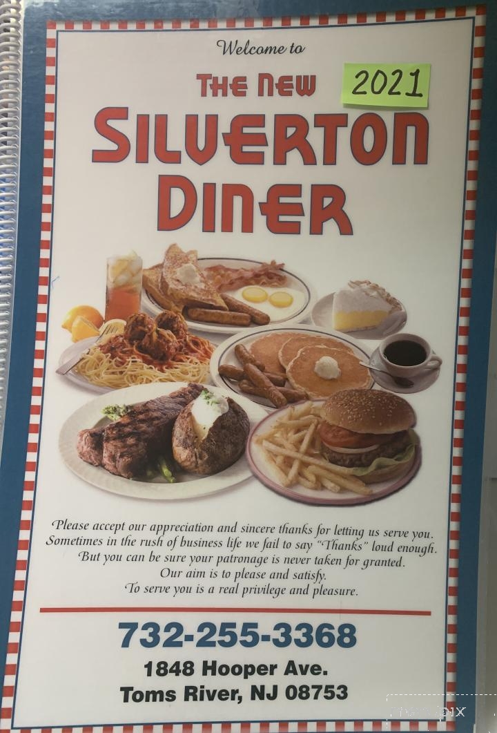 Menu of Silverton Diner in Toms River, NJ 08753
