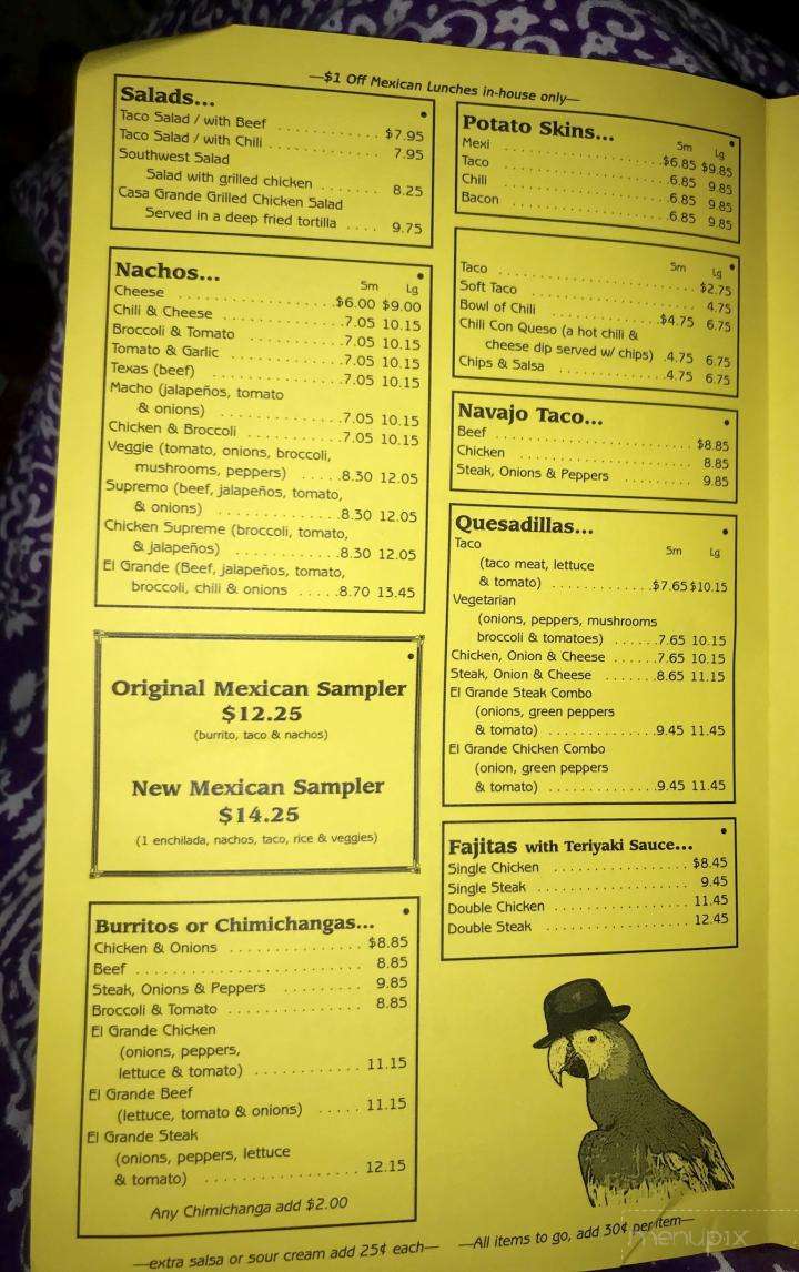 Menu of Brown Derby Lounge in Uncasville, CT 06382