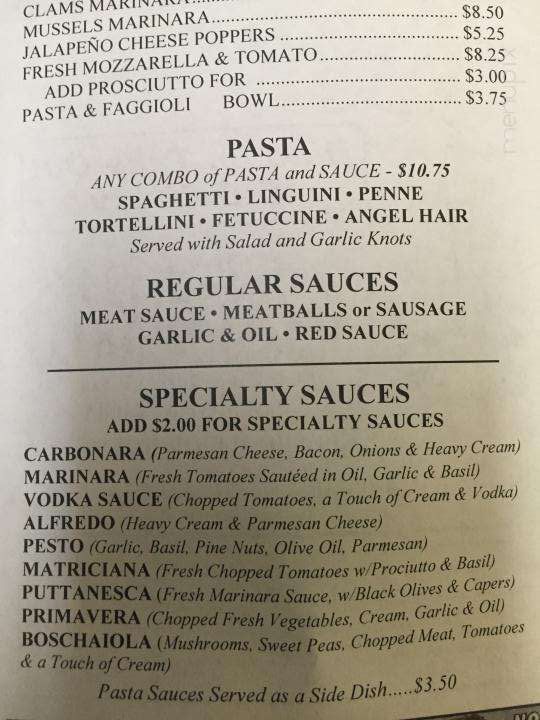Menu of Bizzarro Pizza Of Merritt Is in Merritt Island, FL 32952