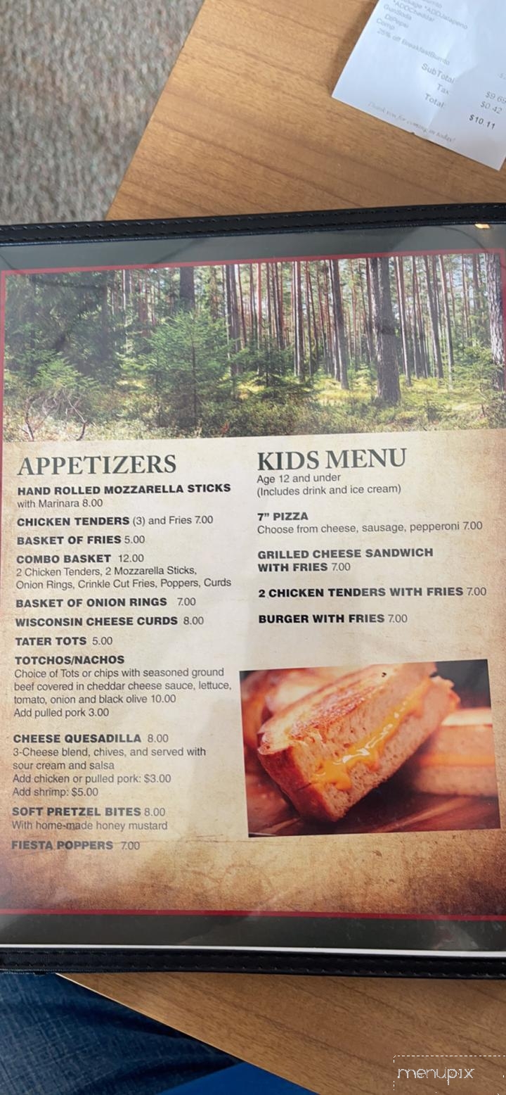 Menu of Richards' Family Restaurant in Dunbar, WI 54119