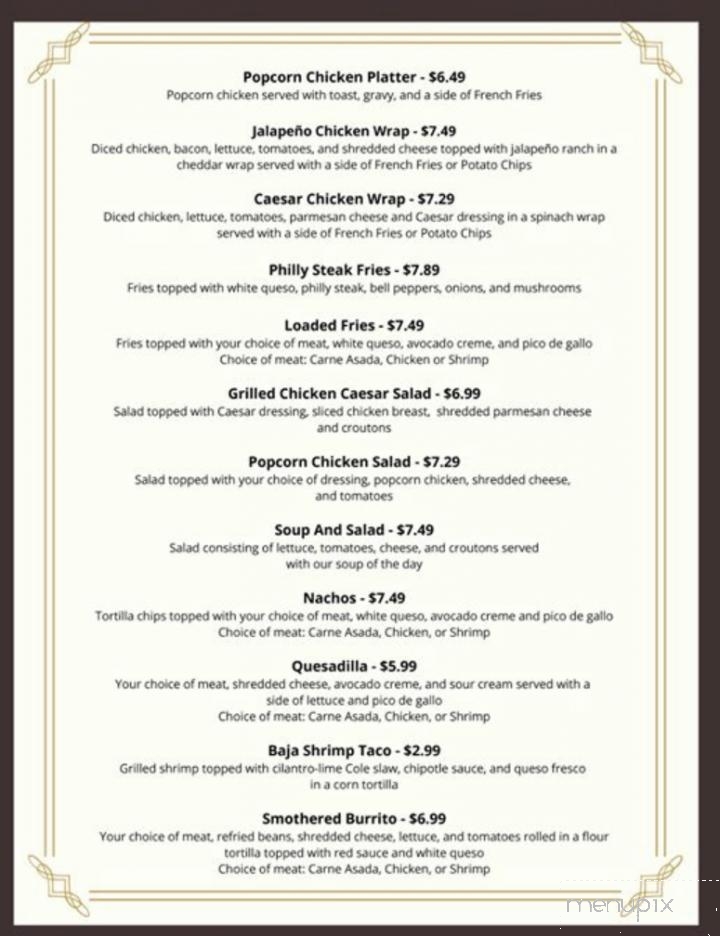 Online Menu of R & J Cafe, Hereford, TX