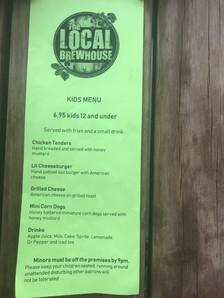 Menu of The Local Brewhouse in Rio Rancho, NM 87124