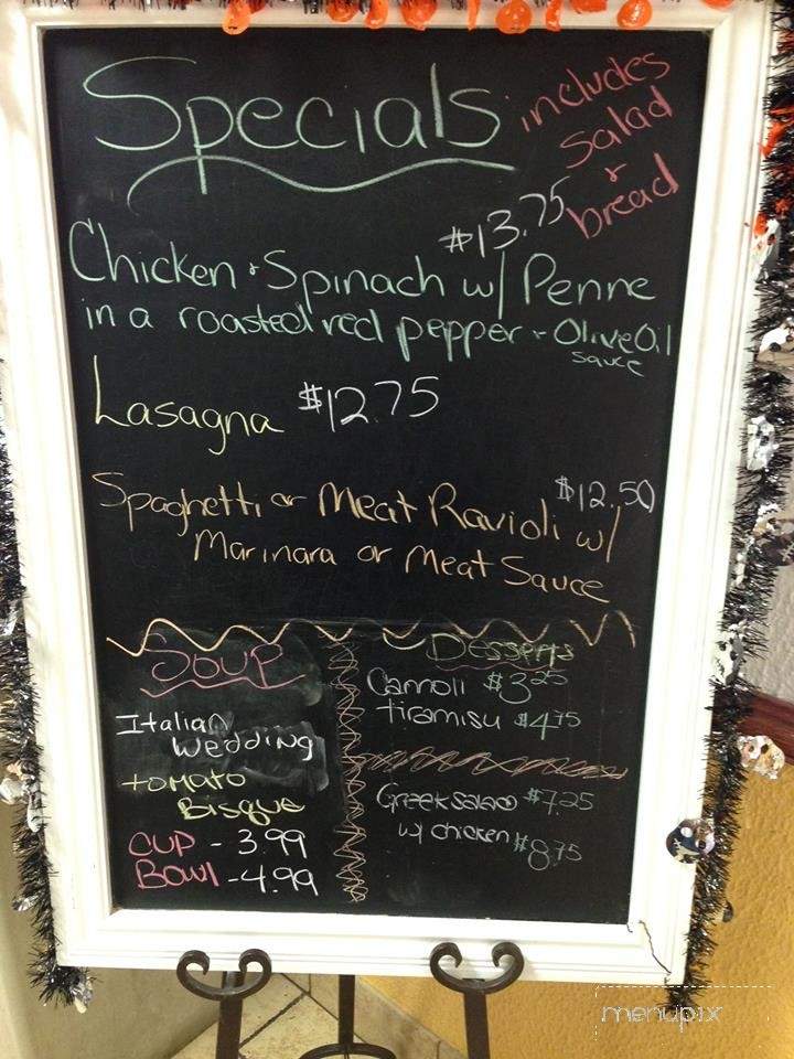 Menu of Anile's Ristorante & Pizzeria in Boiling Springs, PA 17007