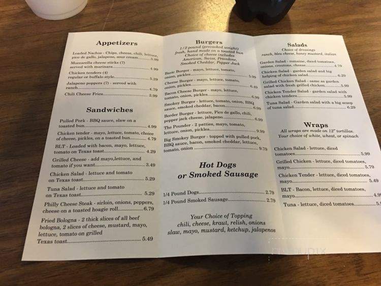 Menu of Chow Hall in Knoxville, TN 37938