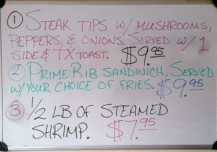 Menu of Better Times of Moorefield in Moorefield, WV 26836