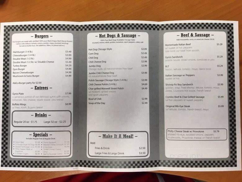 Menu of H Dog in Schererville, IN 46375