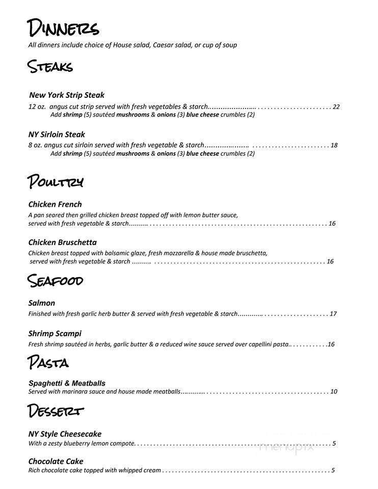 Menu of Shell Inn in Westerlo, NY 12193
