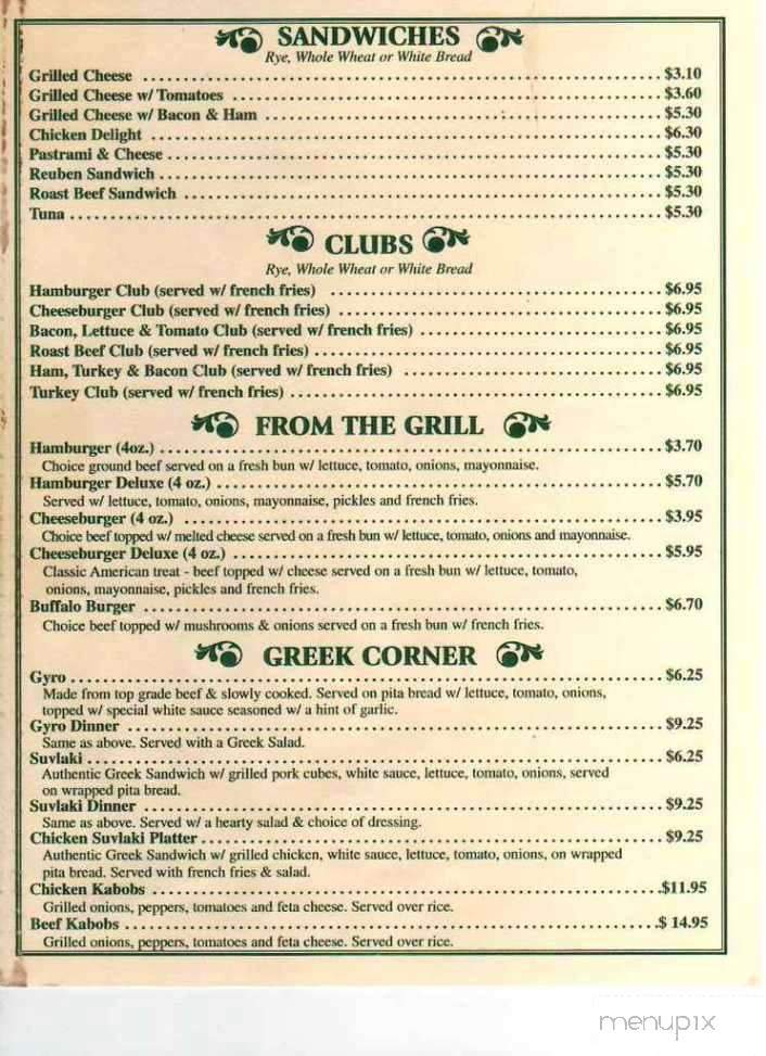 Menu of II Pizza in Saint SC 29477