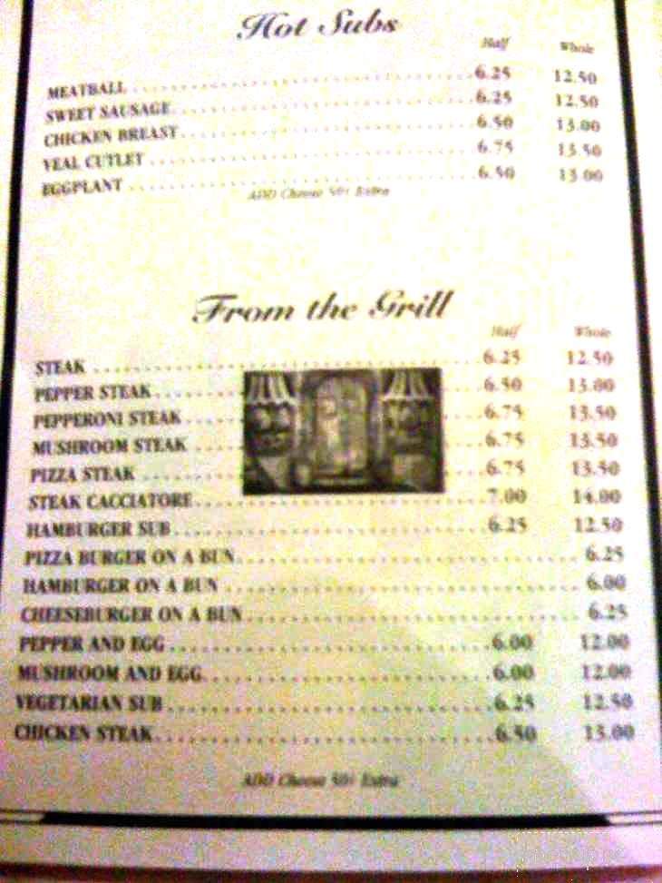 Menu of Jo Jo's Pizzeria & Restaurant in Ventnor City, NJ 08406