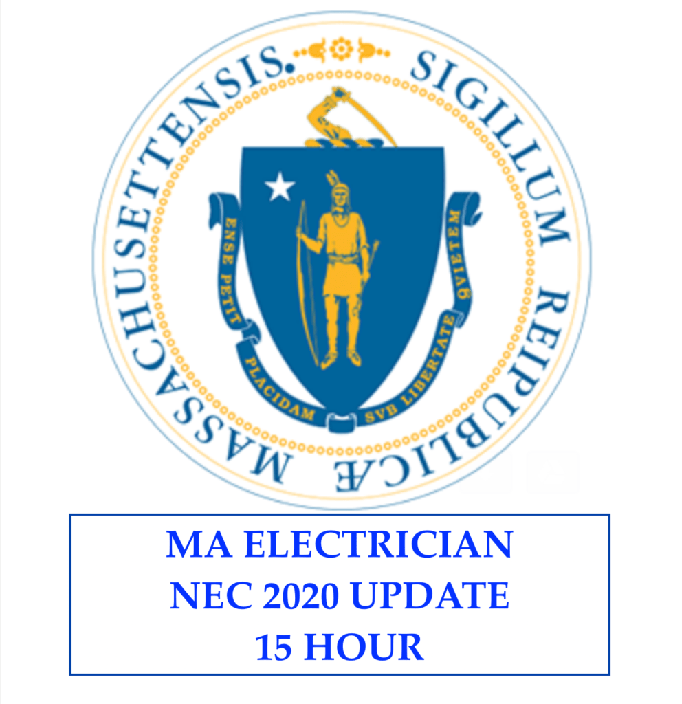  MA Electrician A & B Licenses 15 Hour NEC 2020 Code Update