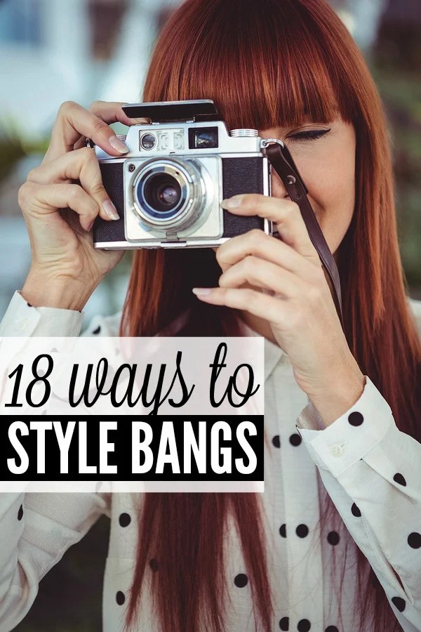18 different ways to style bangs (tutorials included!)