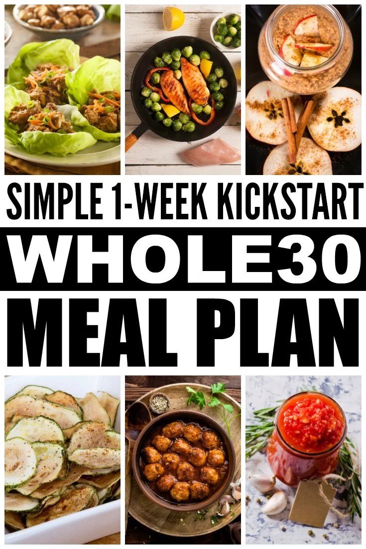 Whole 30 Eating Plan Your Complete 1Week Kick Start Guide!