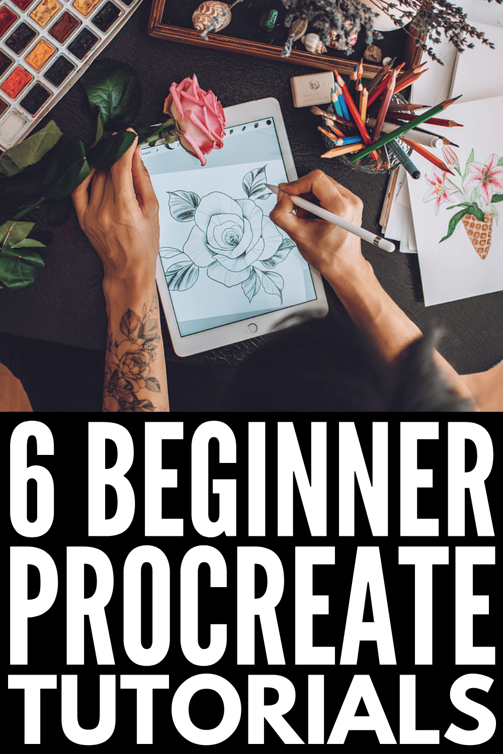 Digital Drawing 6 StepByStep Procreate Tutorials for Beginners