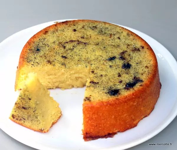 Pain de gênes vanille passion imbibé un peu comme un baba La cuisine