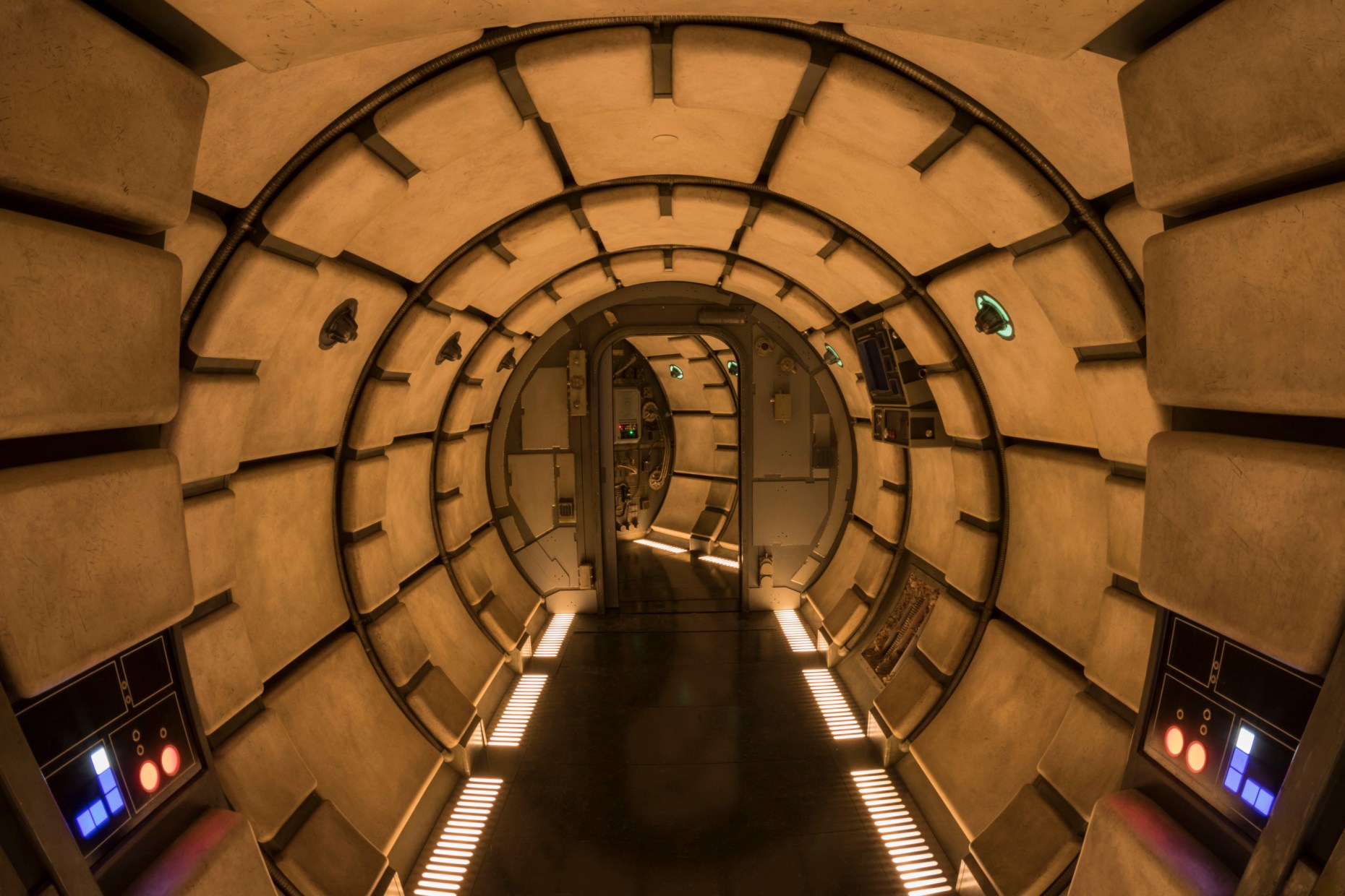 I flew the Millennium Falcon Disneyland ride operator describes