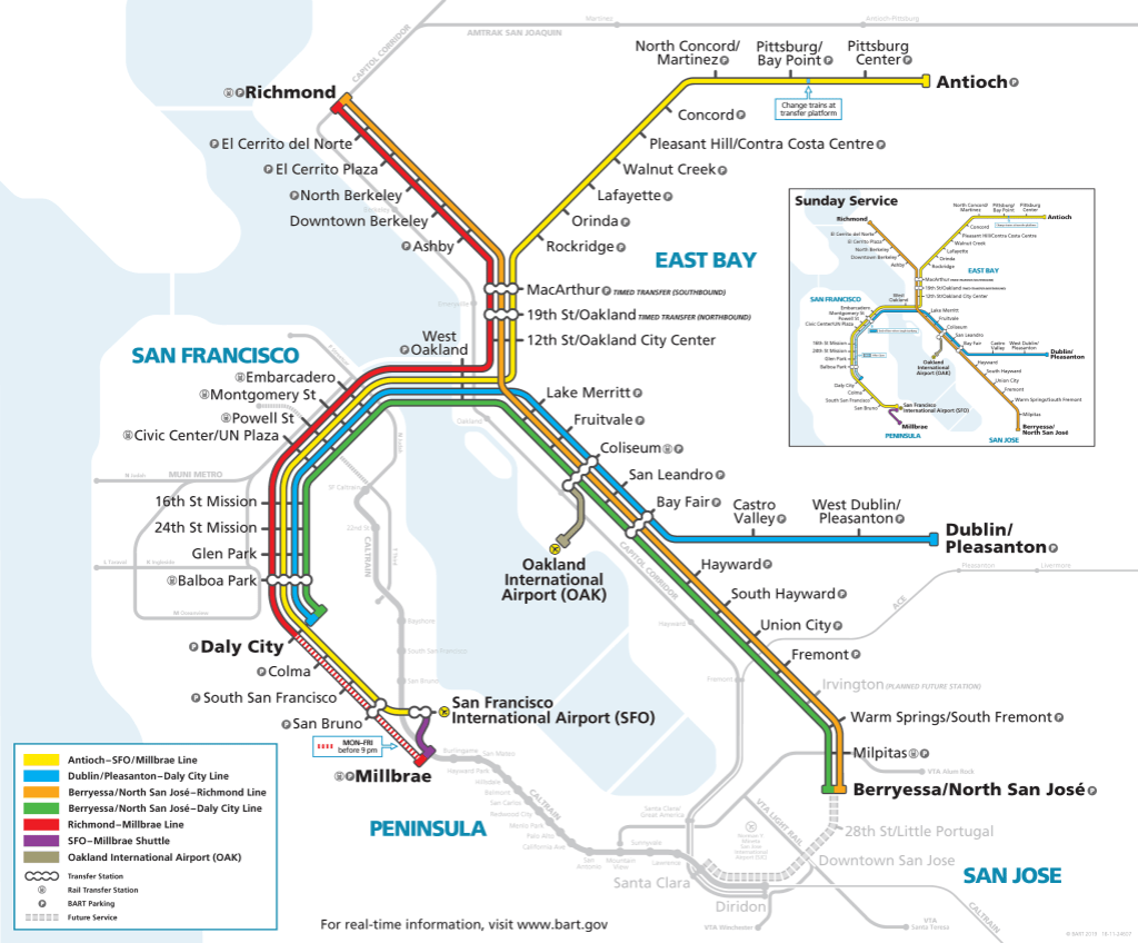 Bart Berryessa Station Map New BART map Redesign includes Milpitas, Berryessa stops