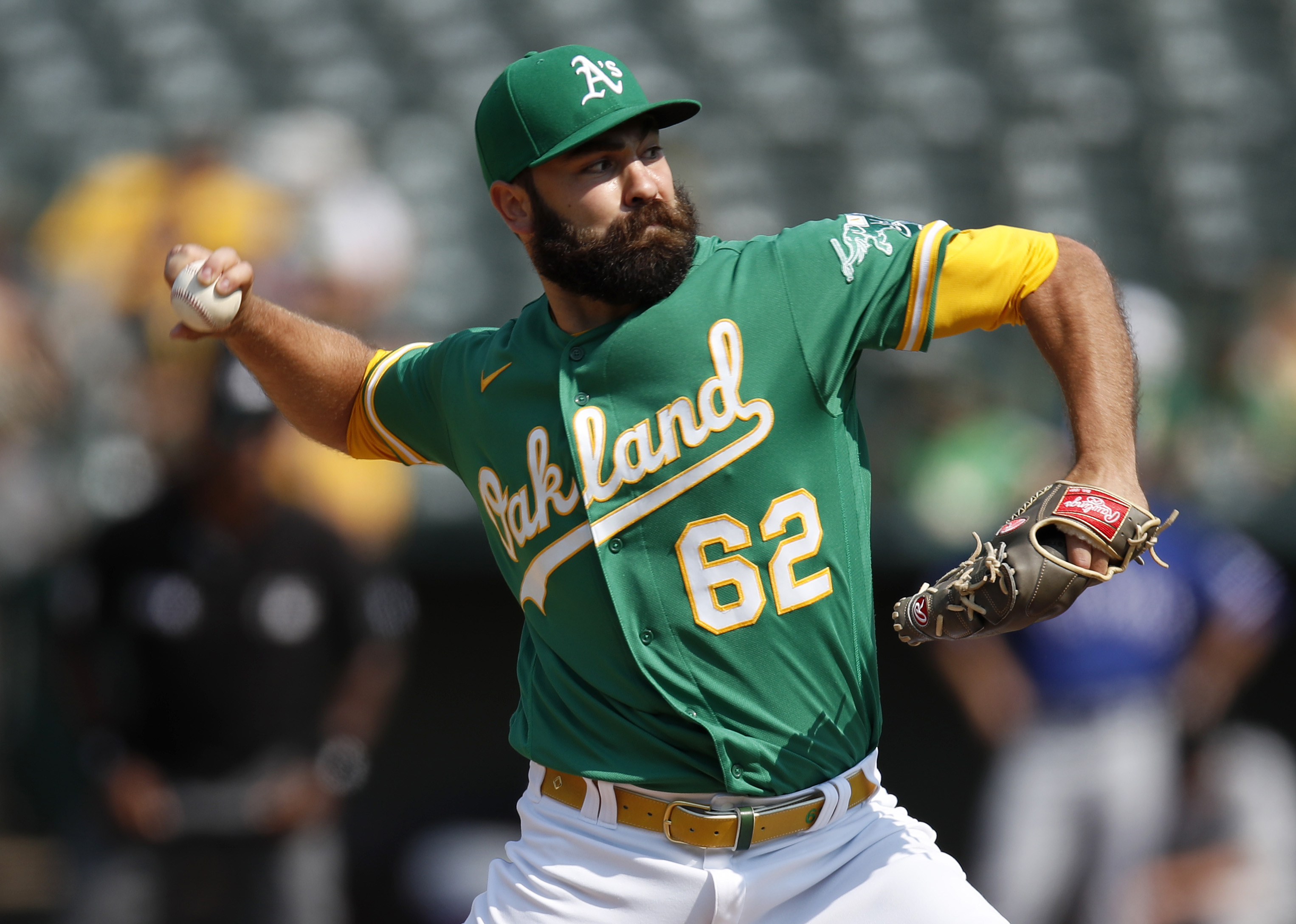 Oakland Athletics lose right-handed pitcher Lou Trivino for season