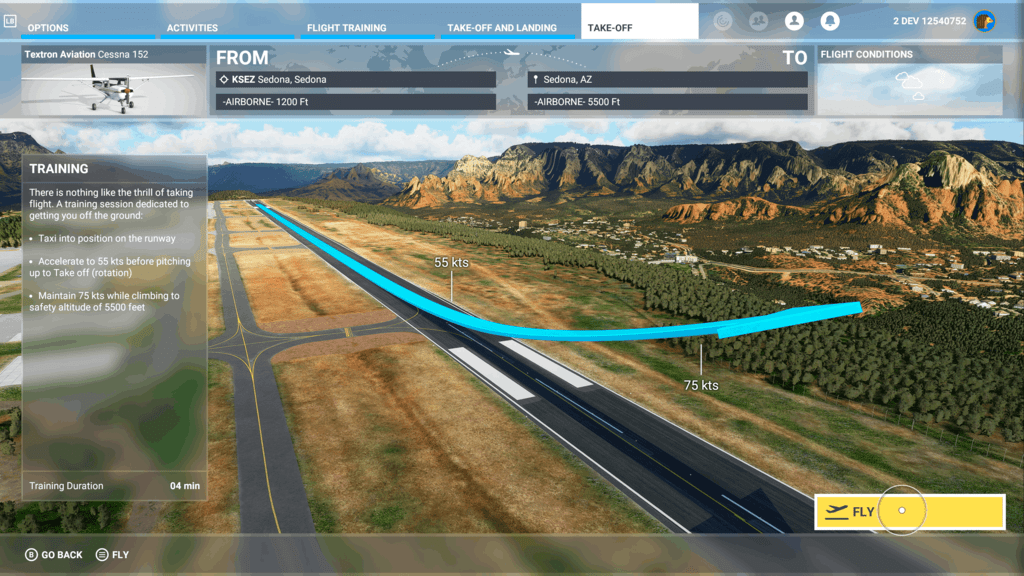 Microsoft Flight Simulator Flight Training