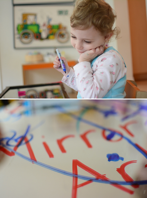Mirror Art Activity for Toddlers Meri Cherry