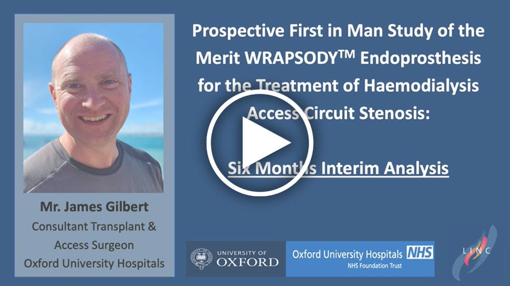 Merit WRAPSODY™ CellImpermeable Endoprosthesis Clinical Data Merit