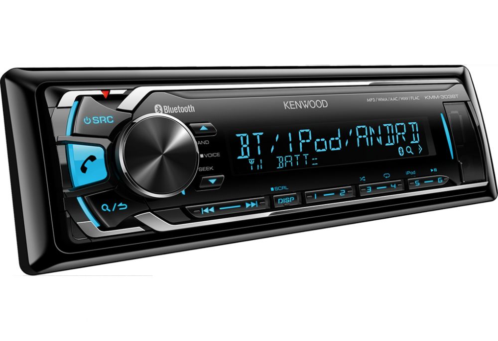 Kenwood USB/MP3/Bluetooth lejátszó autórádió KMM303BT m