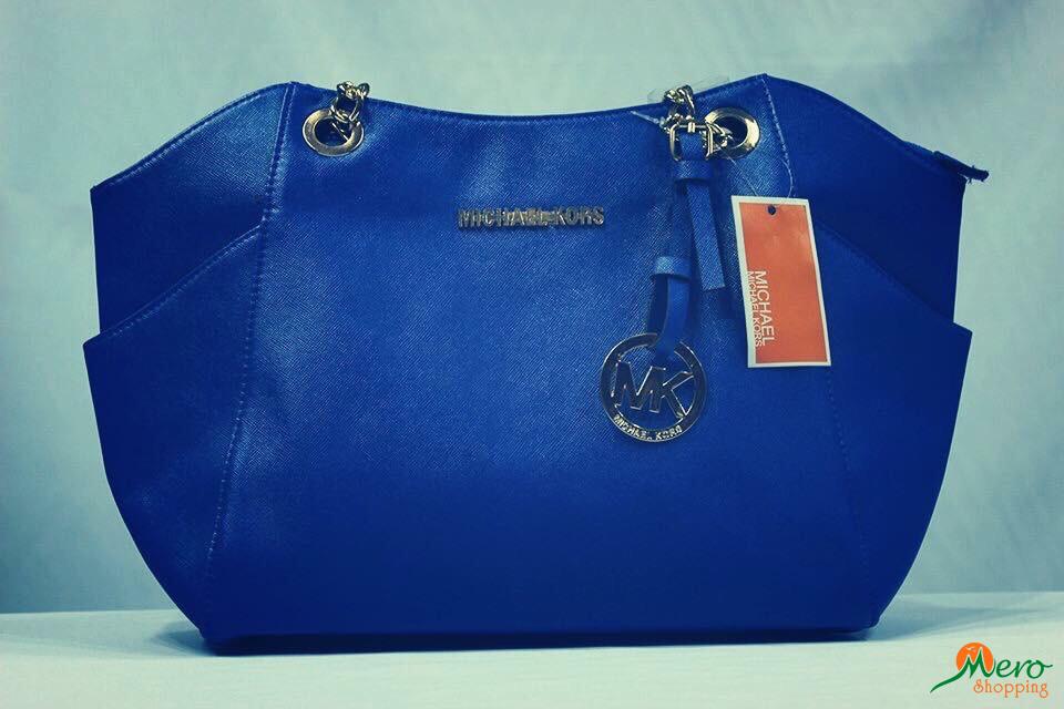 Buy Online Mk Bag Blue Color in Kathmandu Nepal.