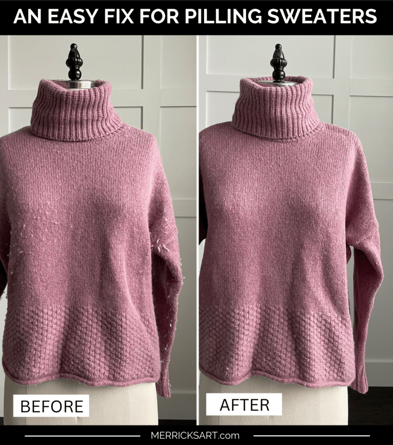 Outfit Hack How to Fix a Pilling Sweater Merrick's Art