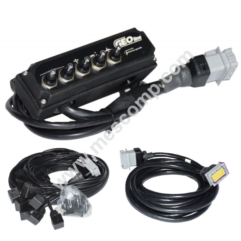 Control box hydraulic control 5 functions