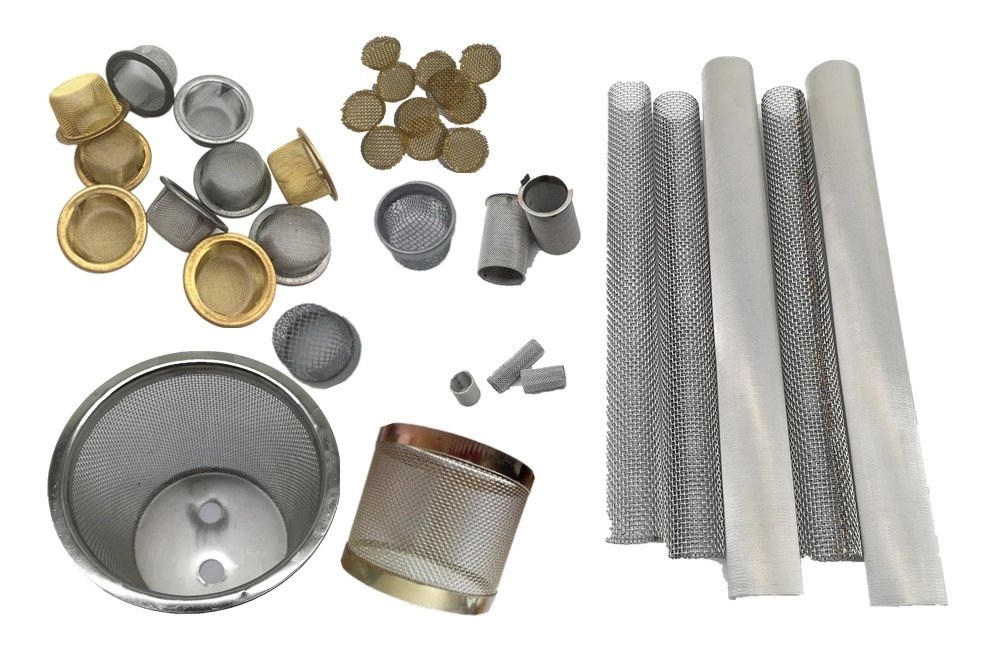 Metal Mesh Filter Tubes & Filter Caps Metal Wire Mesh