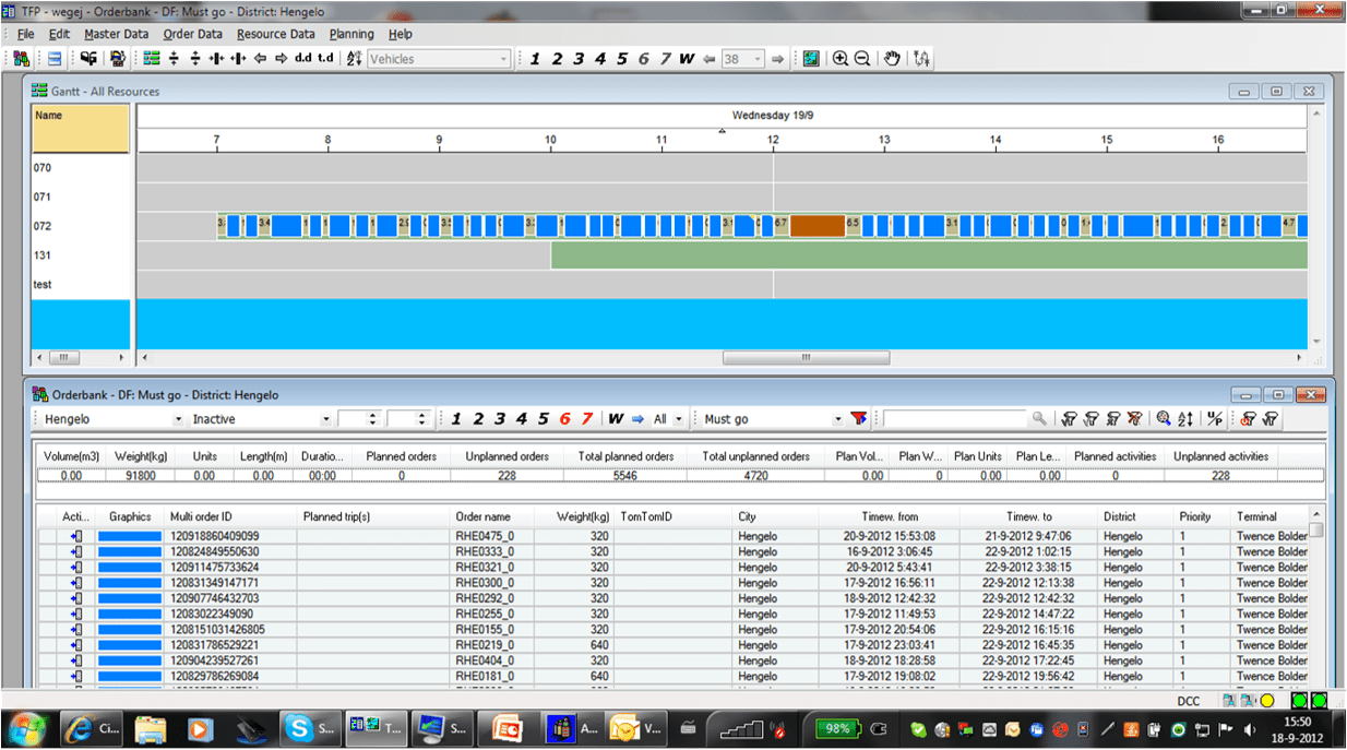 Twente Milieu: Application Screen