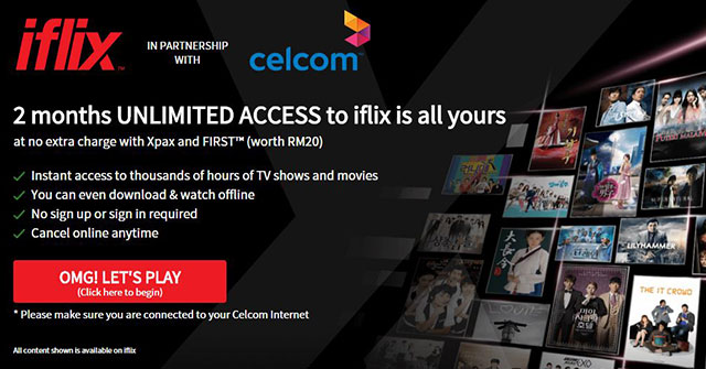 how to unsubscribe iflix celcom