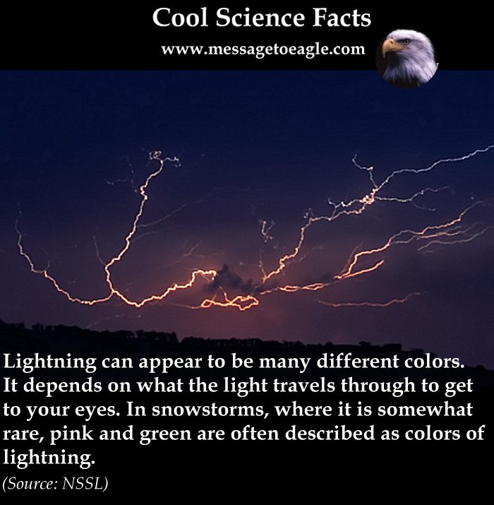What Causes Lightning To Be Colored?