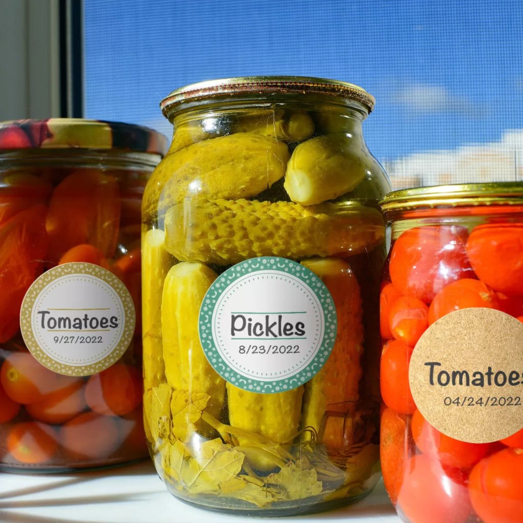 Canning Like a Pro Choosing The Perfect Jar Labels to Organize Your Preserves MESS BRANDS