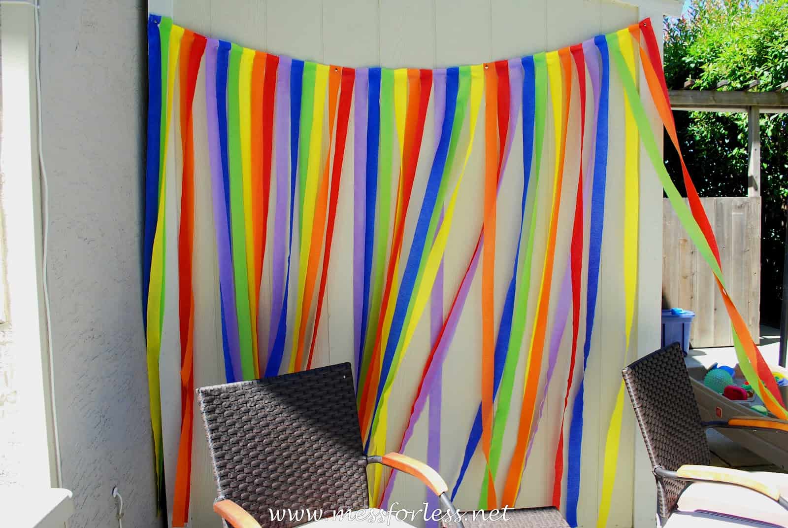 DIY Rainbow Party Ideas Mess for Less