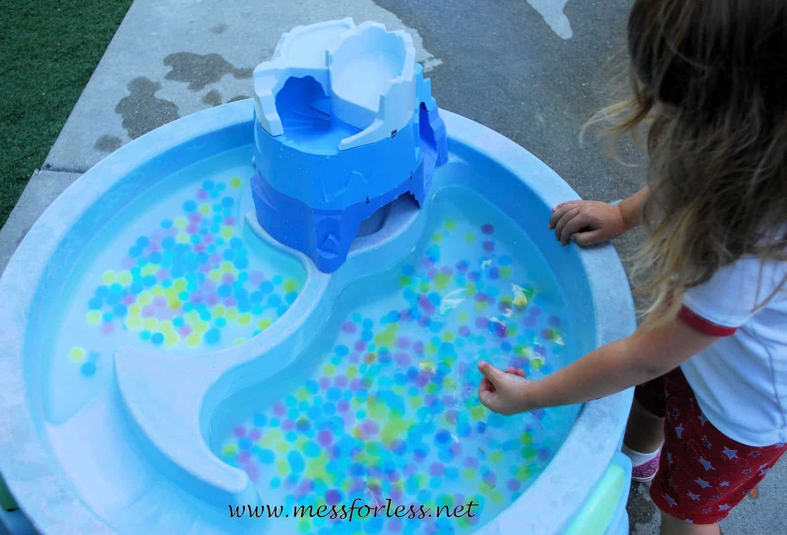 Creative Play With Water Beads Mess for Less