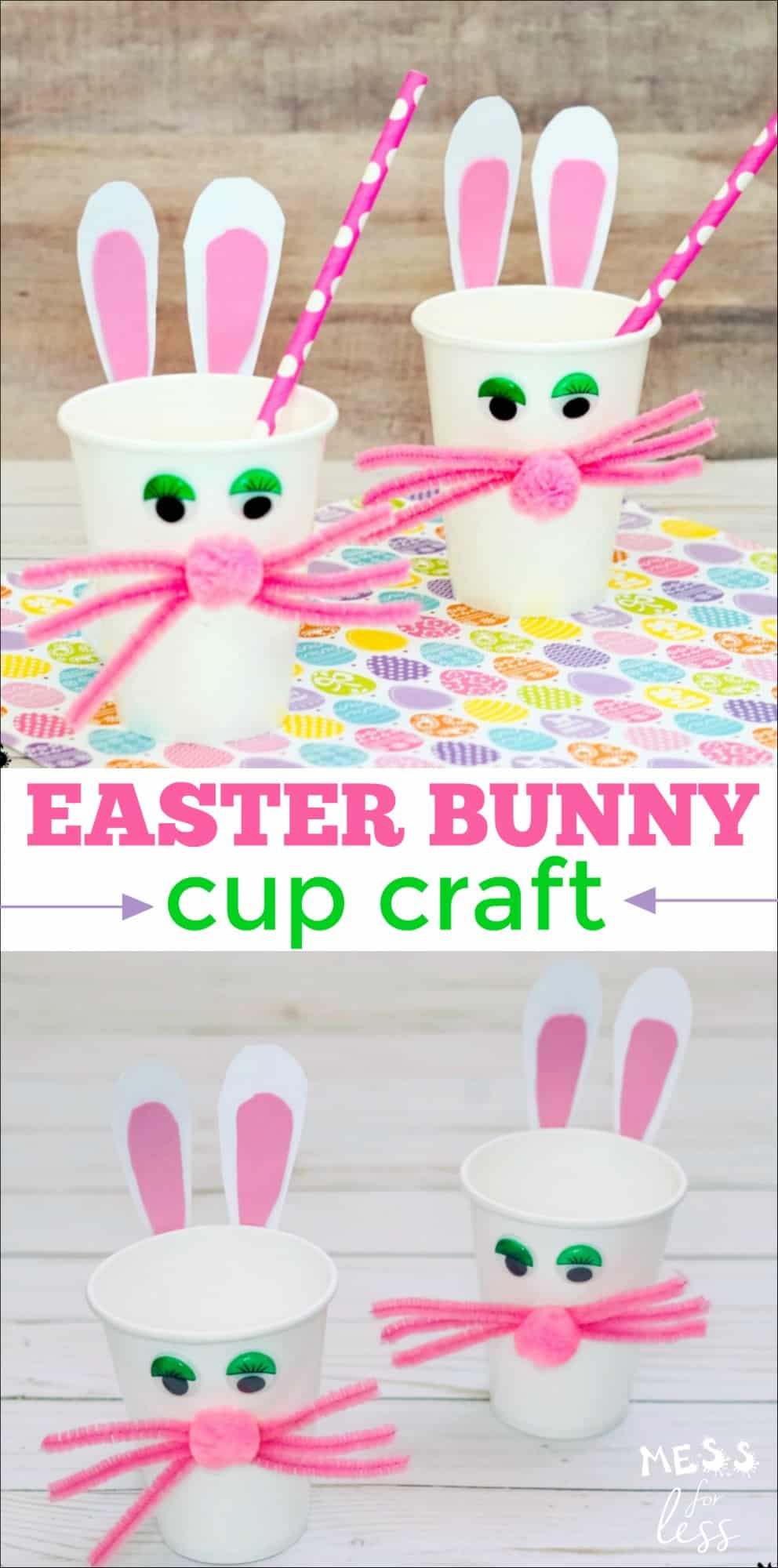 How to Make an Easter Bunny Gift Bag Mess for Less