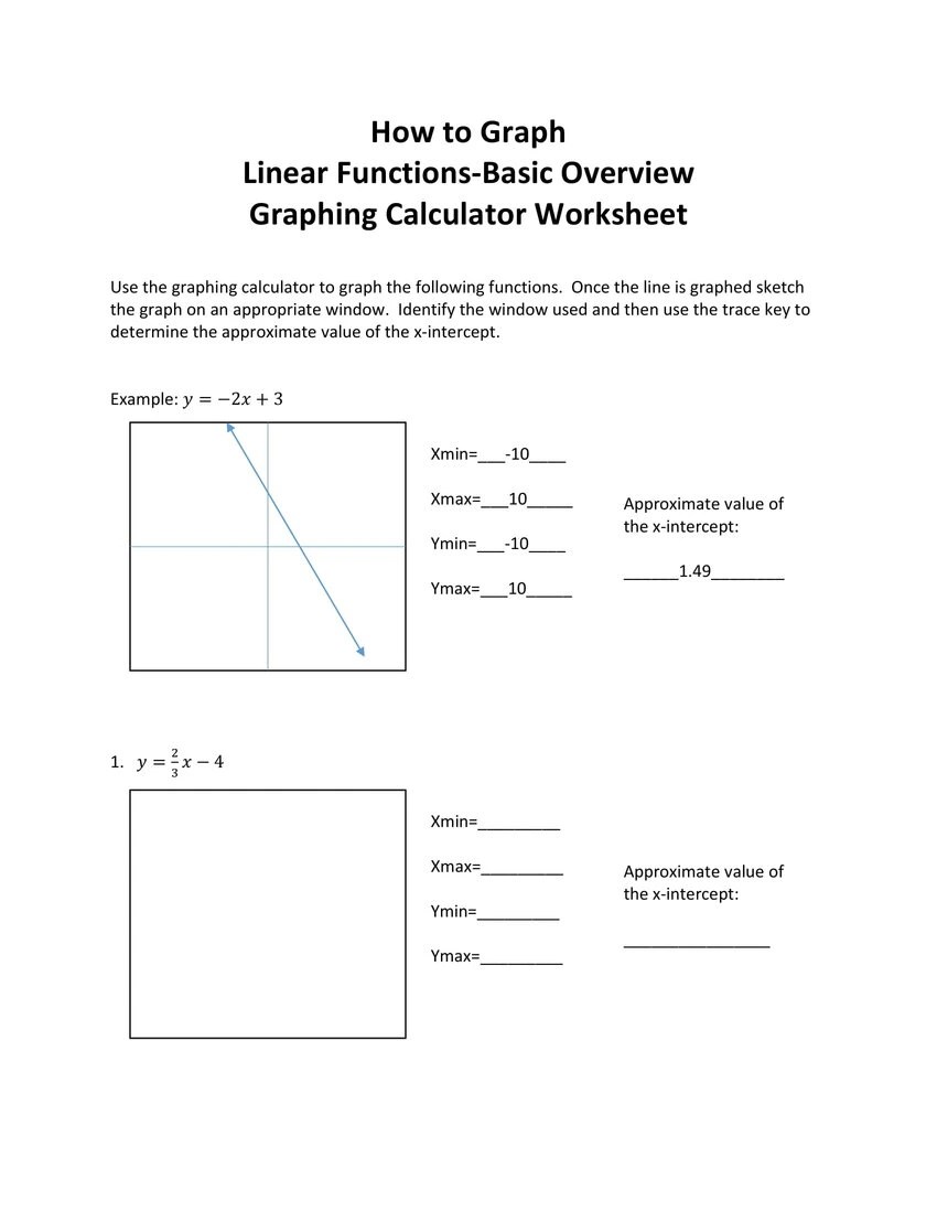 Worksheets and assignments