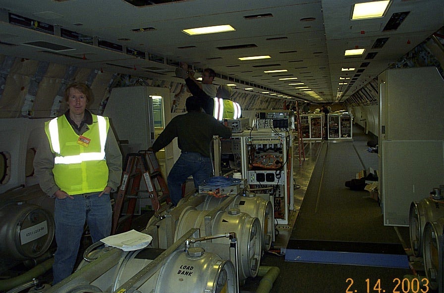 Debunked Chemtrail Plane Interior (Ballast Barrels) Metabunk