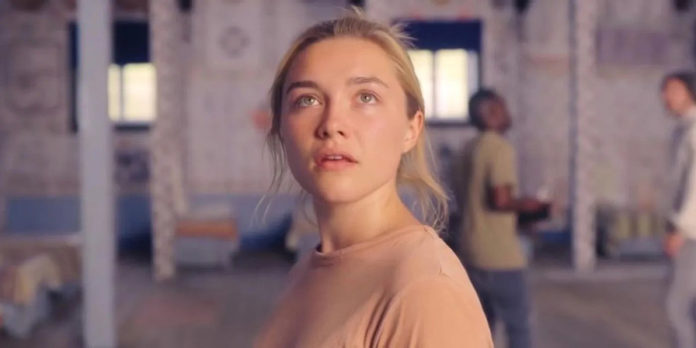 Florence Pugh Speed Racin' On the Set of 'Don't Worry Darling' METAFLIX
