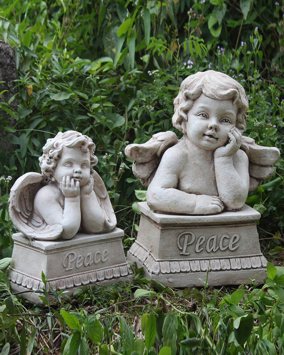large marble Young childrens concrete statues for sale Metal Sculpture