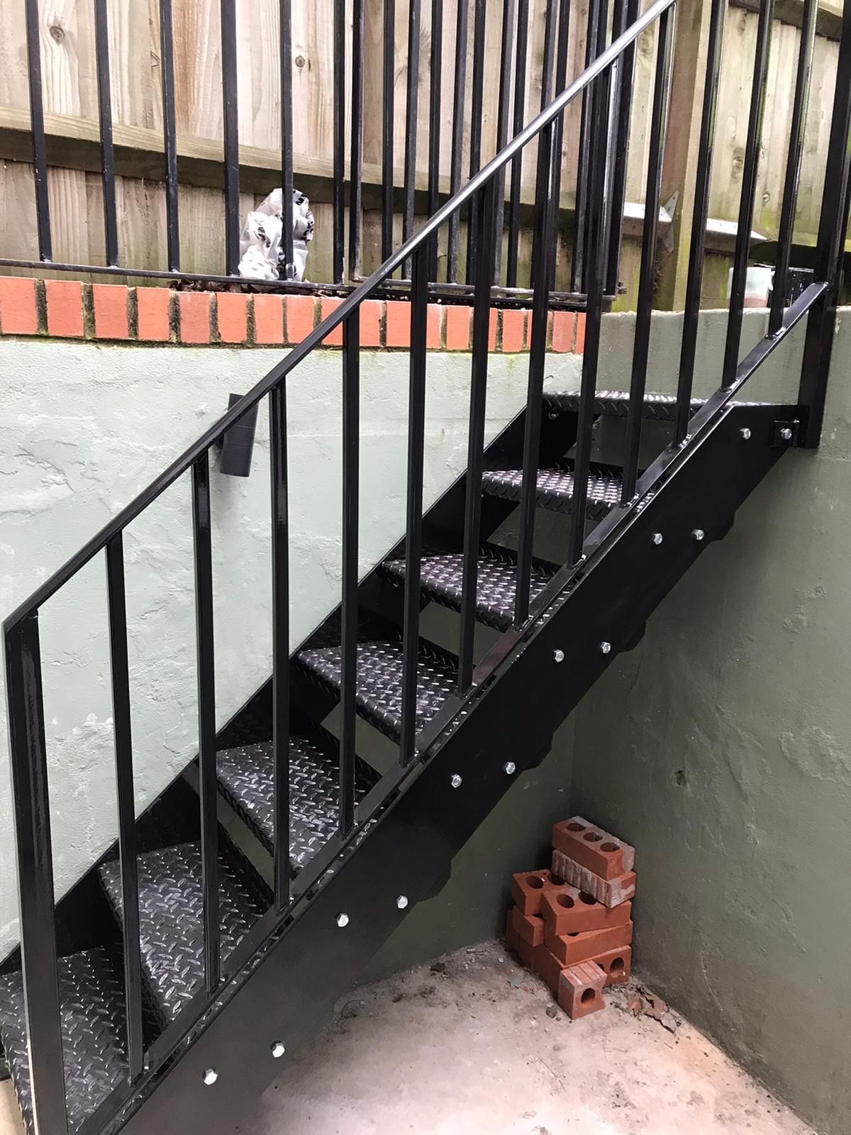 Mild Steel Staircase and Handrail, Brockley, London SE4 Metal