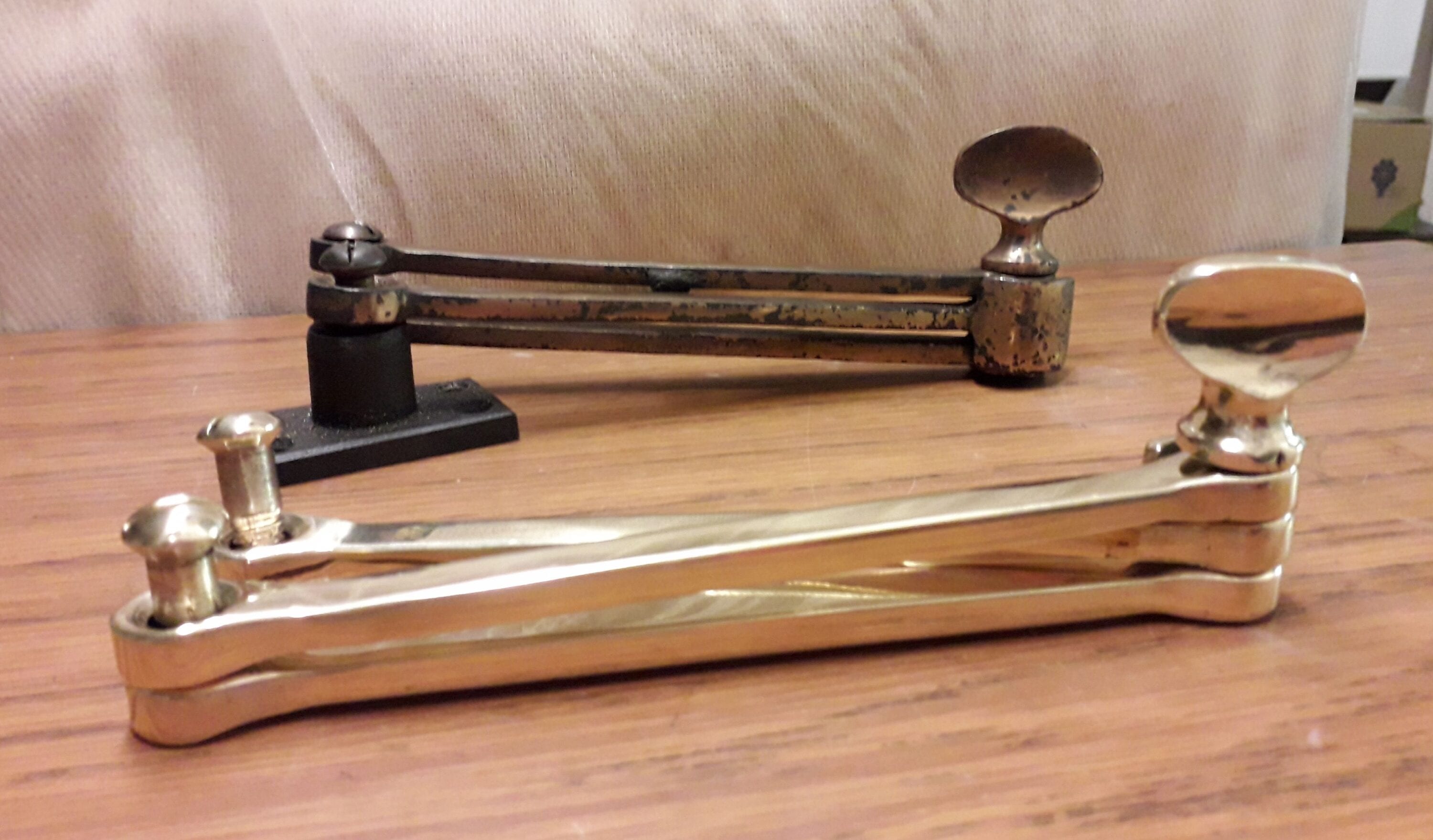 Brass Window Stay for major historic building, London Metal