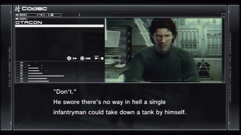 Kojima talks about Solid Snake taking on Vulcan Raven's tank single