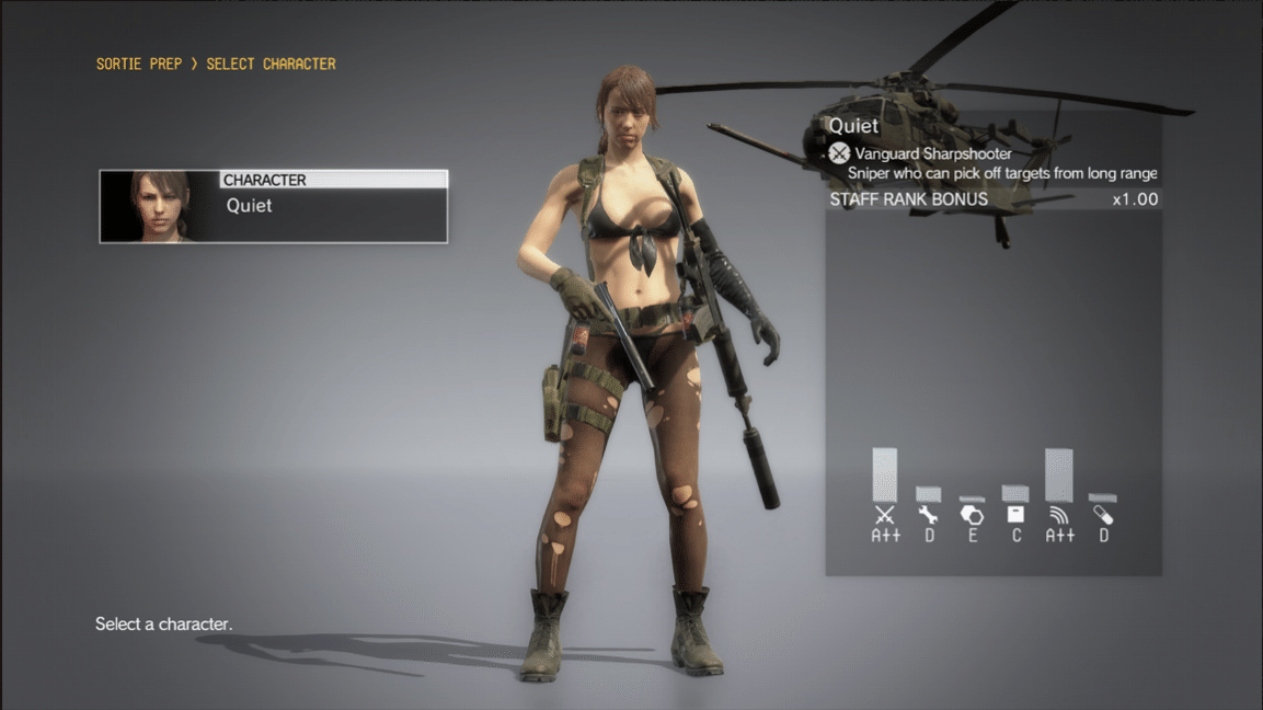 MGS 5 Now Lets You Play As Quiet Metal Gear Speedrunners