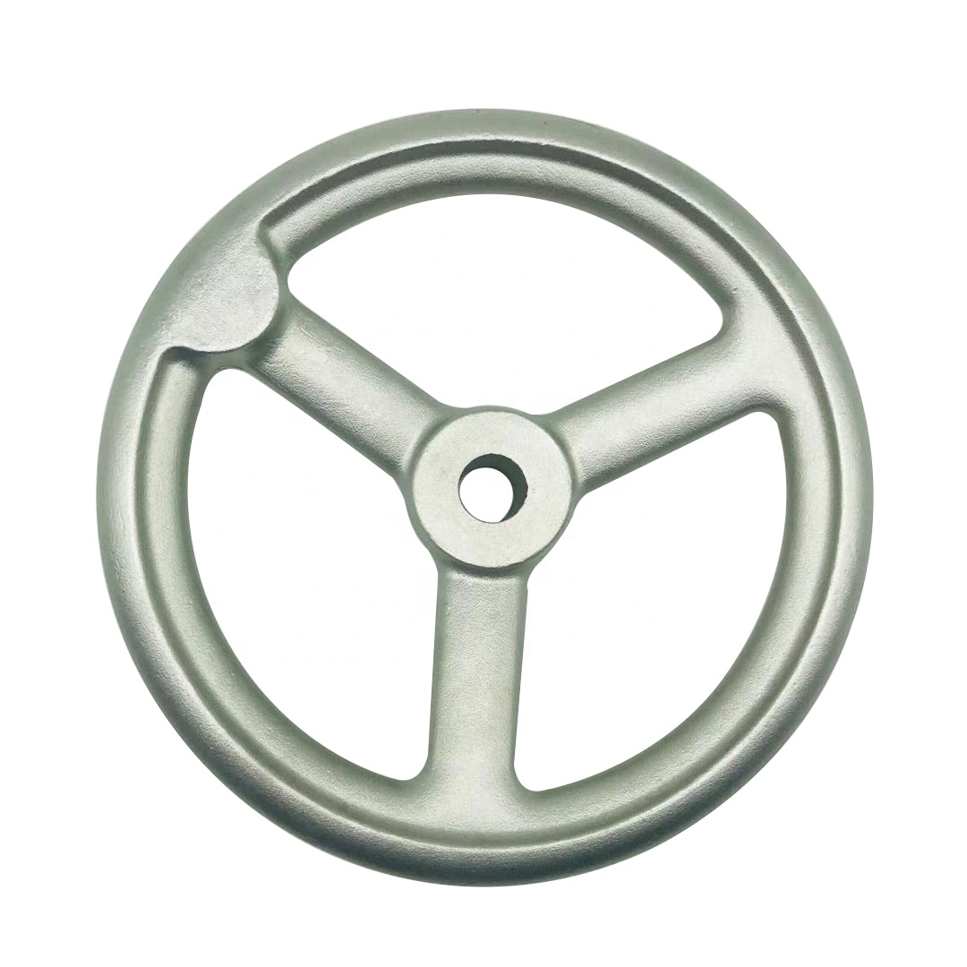 OEM lost wax casting 304 316 stainless steel machine hand wheel and CNC